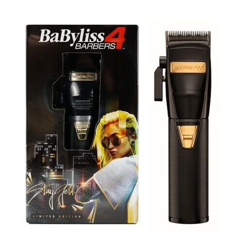 BaByliss PRO Cordless Clipper Sofie Pok Influence Line Black & Gold FX870B
