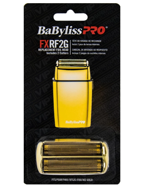 Babyliss Replacement GOLD FOIL & CUTTERS for FX02 FXFS2G Shaver, Part FXRF2G