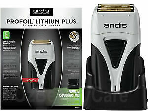 Andis Profoil Lithium Plus #17200 Titanium Foil Shaver Cordless Hypo-All +Brush