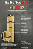 BaByliss PRO® FOILFX02™ Cordless Metal GOLD Double Foil Shaver FXFS2G