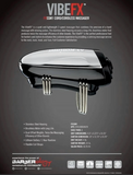 BaByliss PRO VibeFx Lithium Massager Cord/Cordless 2-Spd Stainless Steel FXSSM1