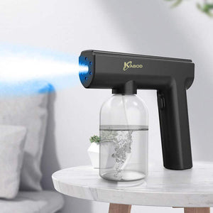 Kabod Barber After Shave Electric Mist Atomizer Sprayer Gun, Electric Handheld Sprayer Disinfectant Fogger Gun Portable Rechargeable Sprayer Gun, Nanometer Disinfectant Machine for Home Office School Hotel